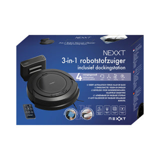 Nexxt 3-in-1 robotstofzuiger met dockingstation