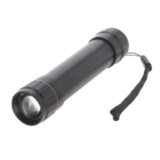No brand zaklamp aluminium zwart | 6 stuks