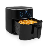 Princess 182254 digitale airfryer 8l heteluchtfriteuse (zwart, 8 liter | hetelucht | verstelbaar airfryerrek | bpa-vrij) - afbeelding 2