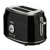 Bourgini broodrooster retro toaster black - afbeelding 1