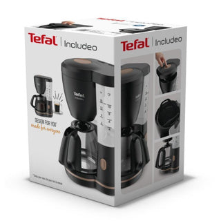 Tefal includeo koffiezetter zwart 1,25l