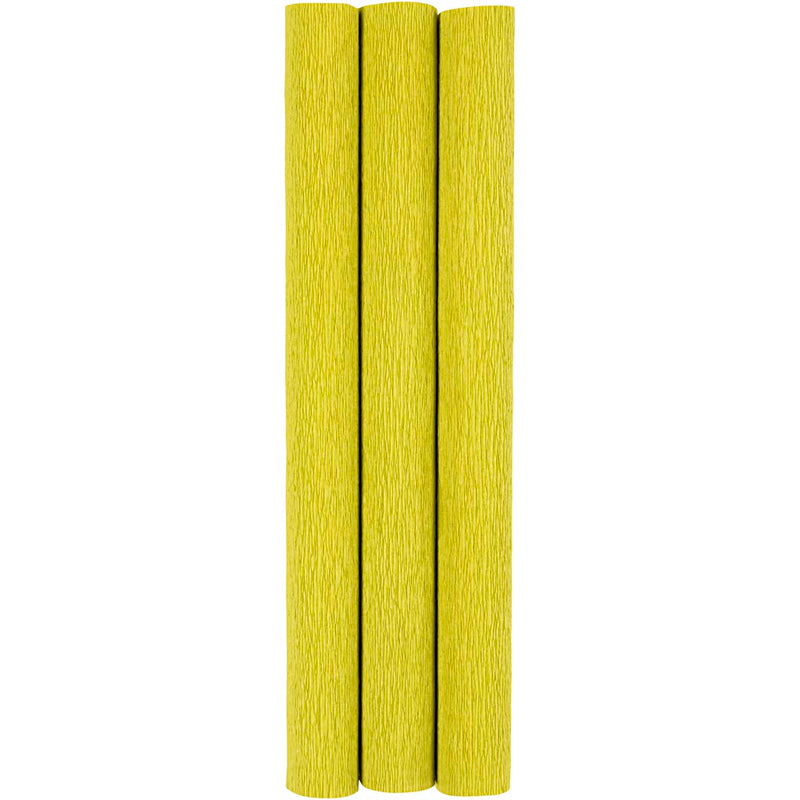 Crêpepapier, vel 25x60 cm, crêpe-verhouding: 180%, 105 gr, lichtgroen, 3 vel 1 doos