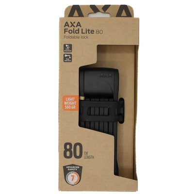 Axa vouwslot fold 80 lite - zwart