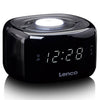 Lenco fm wekkerradio met nachtlamp