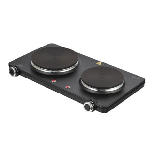 Inventum elektrische kookplaat, 2 pits, 15 en 18cm