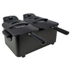 Inventum friteuse dubbel 2x2,5 liter zwart 1800 watt
