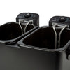 Inventum friteuse dubbel 2x2,5 liter zwart 1800 watt