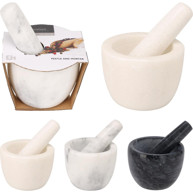 Excelent houseware excellent houseware vijzel marmer 12x9cm
