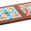 Excellent houseware serveerplateau bamboe aardewerk 49,5cm