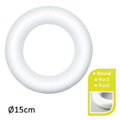 Vaessen creative • piepschuim ring ø15cm