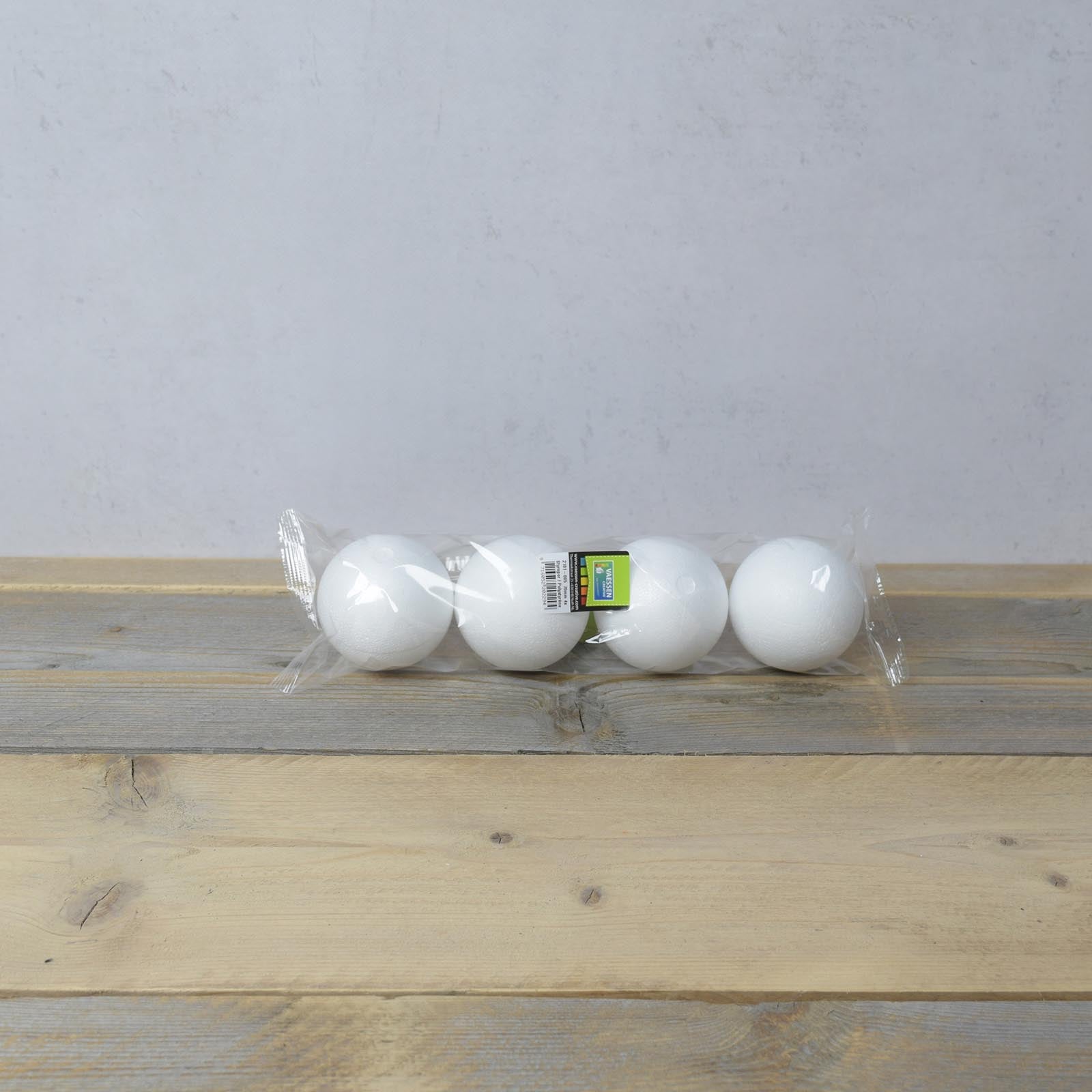 Vaessen creative • piepschuim ballen ø7cm 4pcs