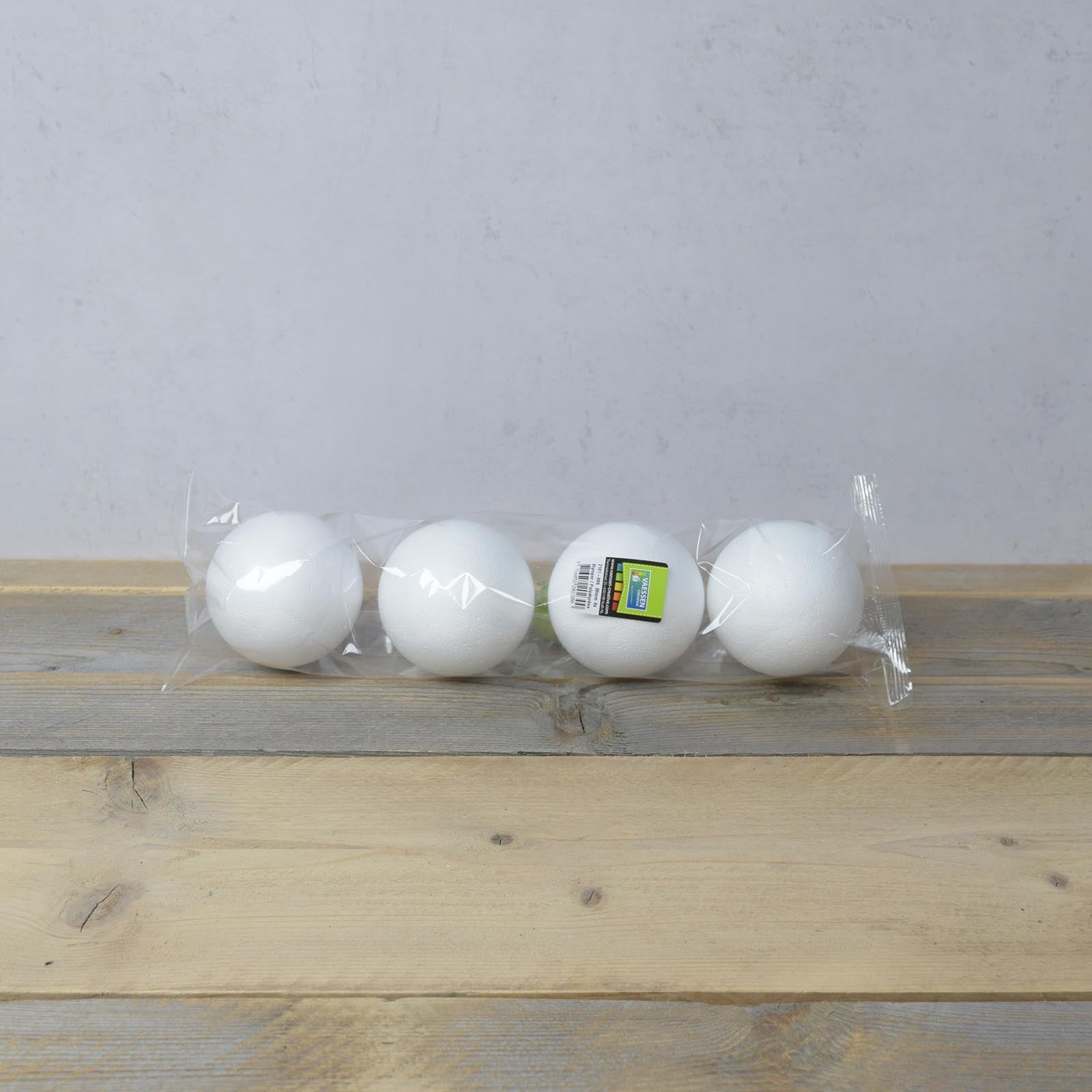 Vaessen creative • piepschuim ballen ø8cm 4pcs