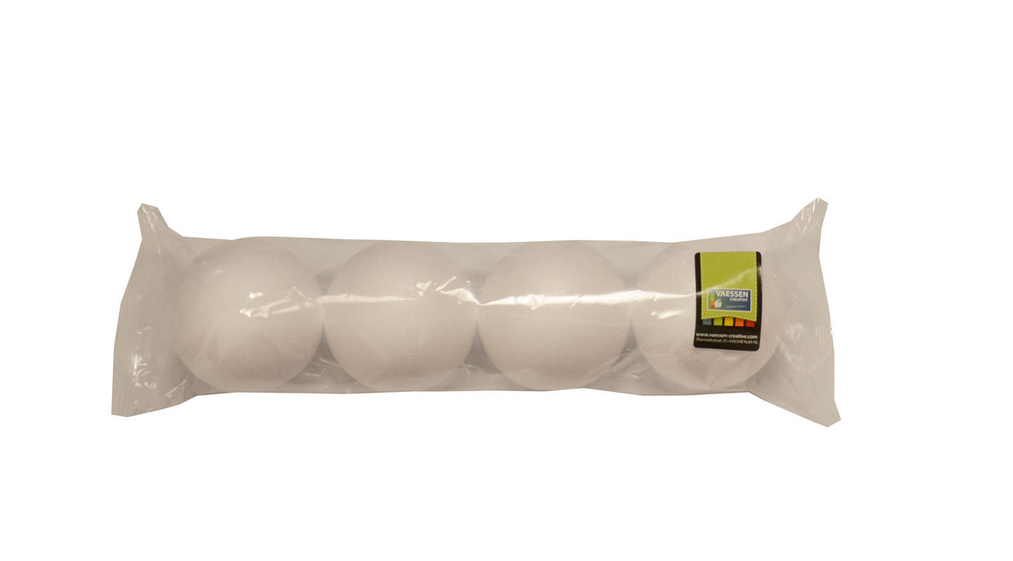 Vaessen creative • piepschuim ballen ø8cm 4pcs