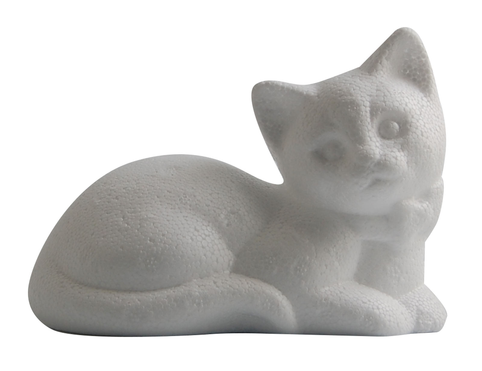 Vaessen creative • piepschuim kat liggend 14cm