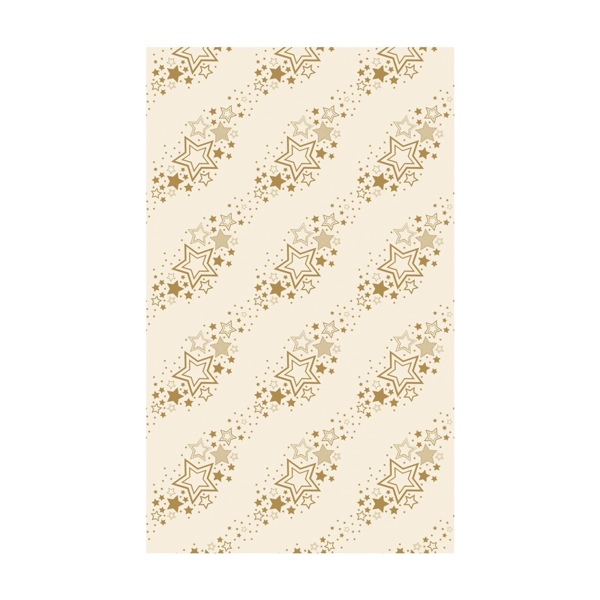 Duni tafellaken holiday star cream 220cm