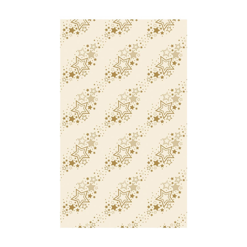 Duni tafellaken holiday star cream 220cm