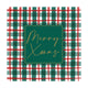 Duni servetten xmas check 24x24cm