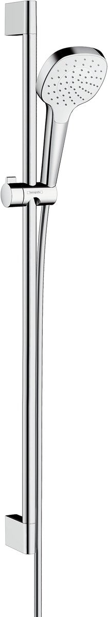 Hansgrohe croma select e glijstangset - met croma - select e - 1jet - handdouche 90cm - met isiflex b - doucheslang - 160cm wit chroom - wit chroom