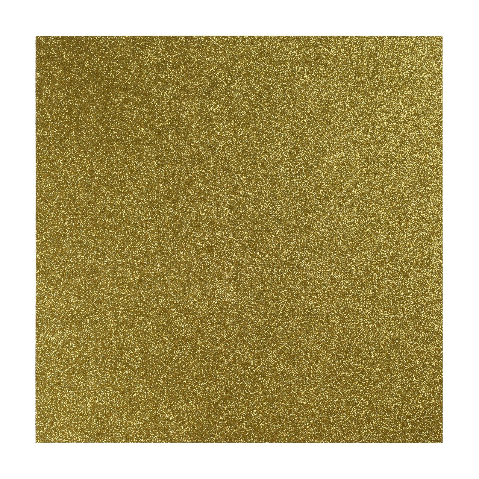 Florence • zelfklevend glitter papier 270g 30,5cm goud geel 1x