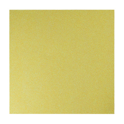 Florence • zelfklevend glitter papier 270g 30,5cm geel 1x