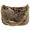 Charm london velvet schoudertas brons