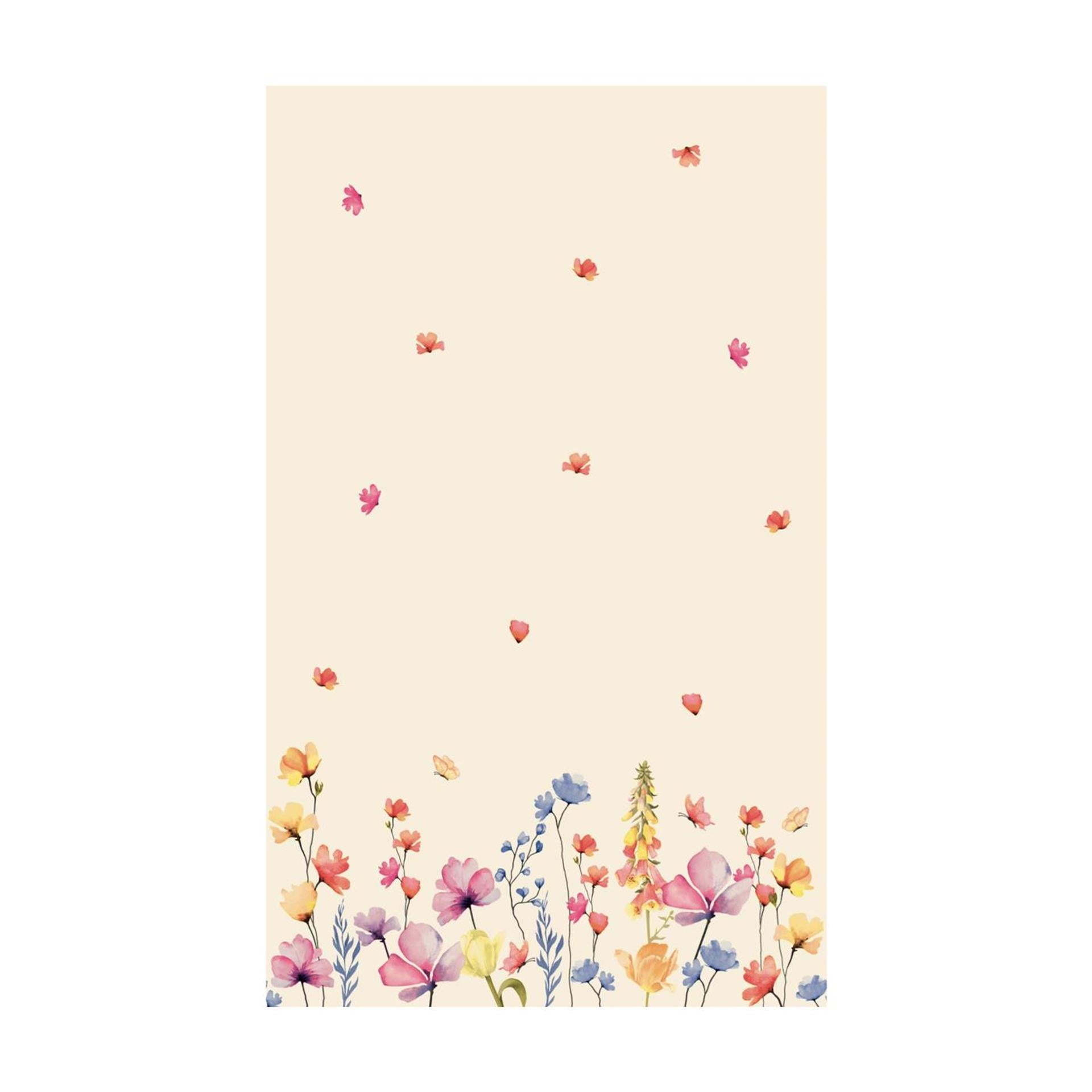 Duni tafellaken floral haven cel 138x220cm