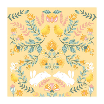 Duni servetten ornament easter 3-laags tissue 33x33cm