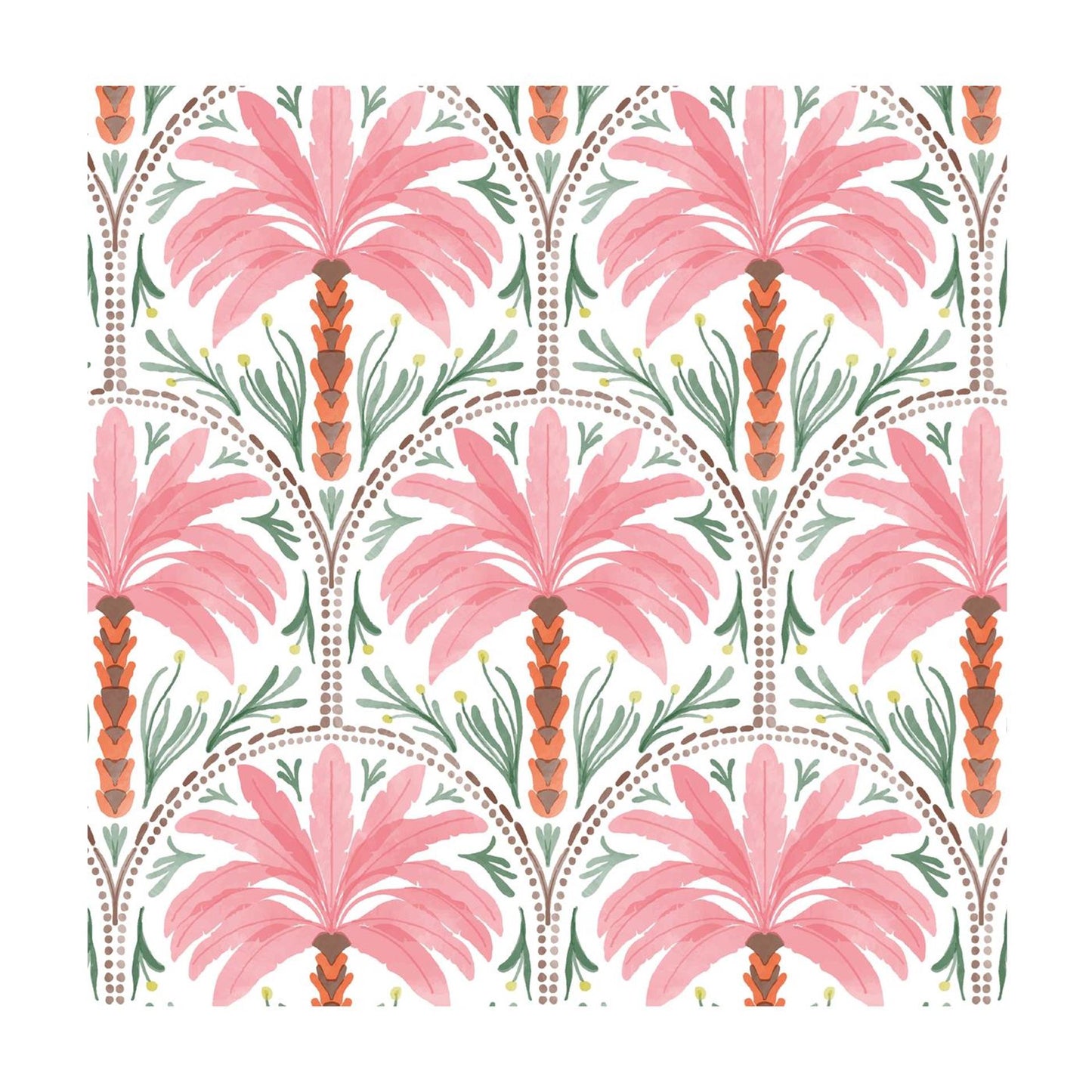 Duni servetten palm oasis 3-laags tissue 33x33cm