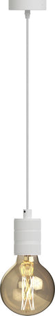 Calex retro pendel - industrieel hanglamp - e27 fitting - wit - excl. lichtbron