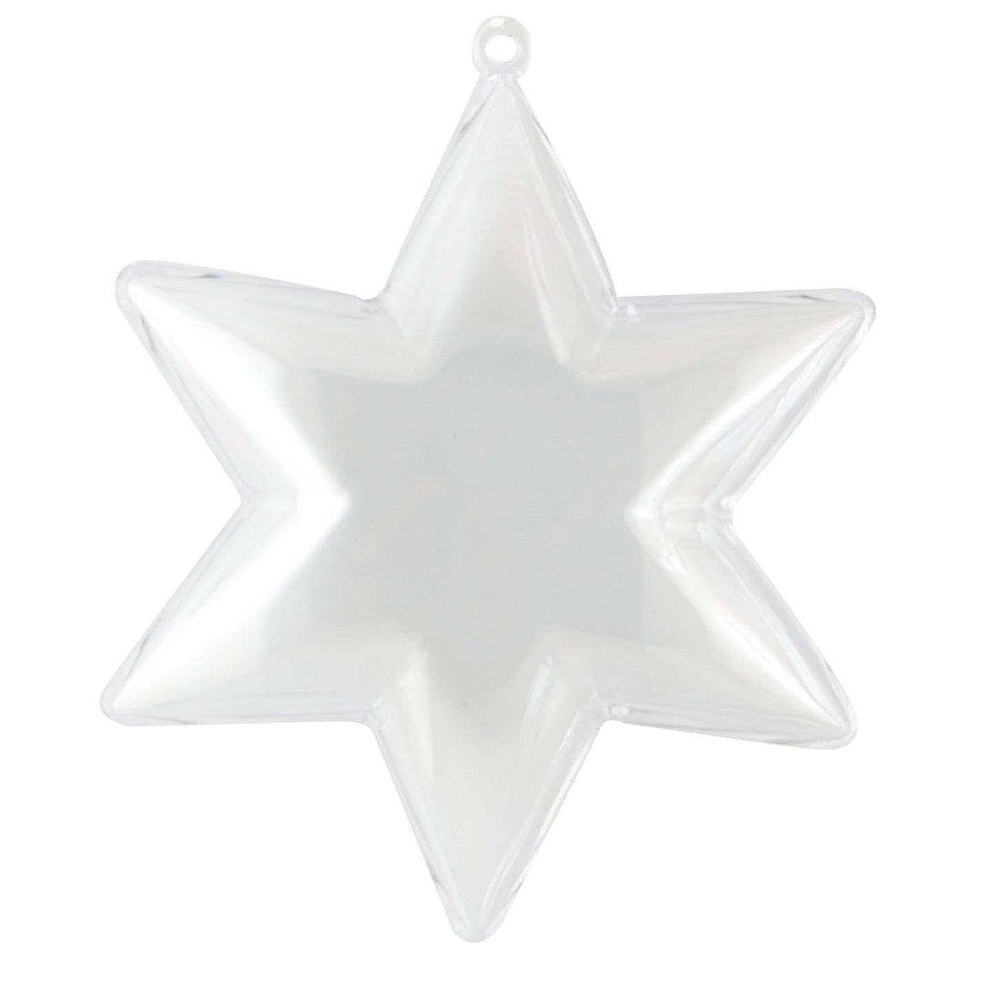 Vaessen creative • plastic ster 2-delig 10cm 250pcs