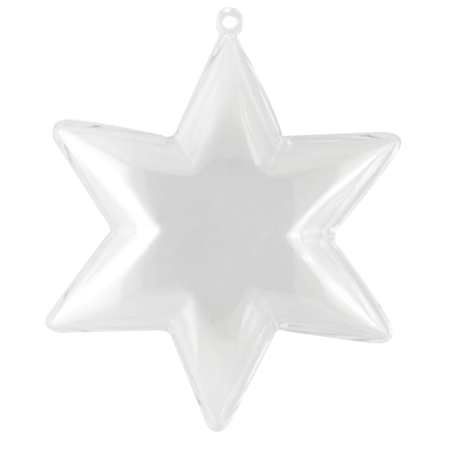 Vaessen creative • plastic ster 2-delig 10cm 250pcs