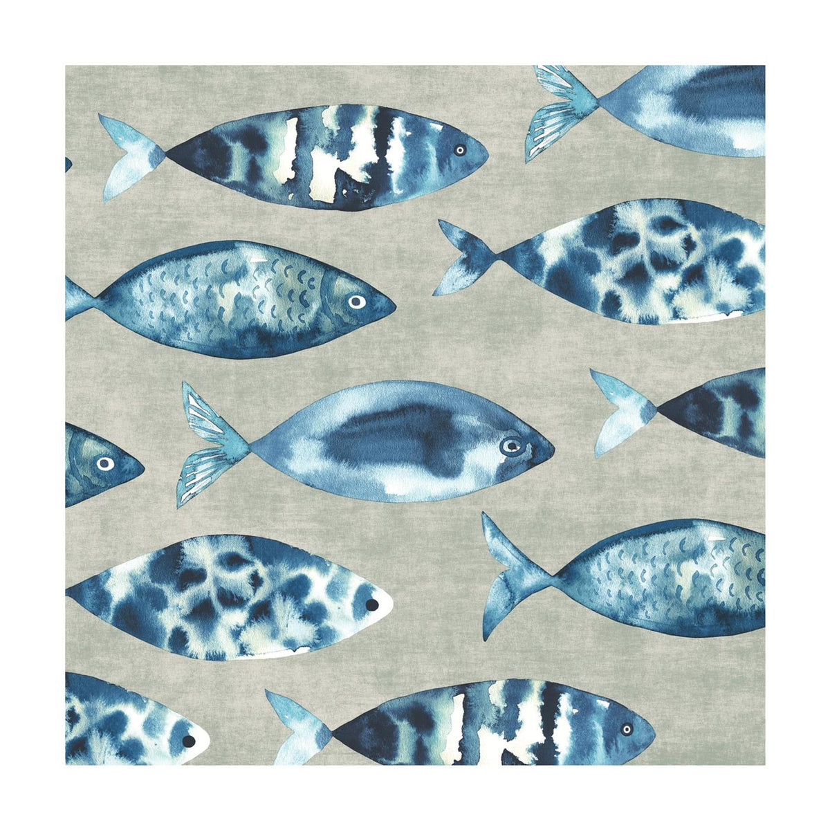 Duni servetten high tide fish 33cm