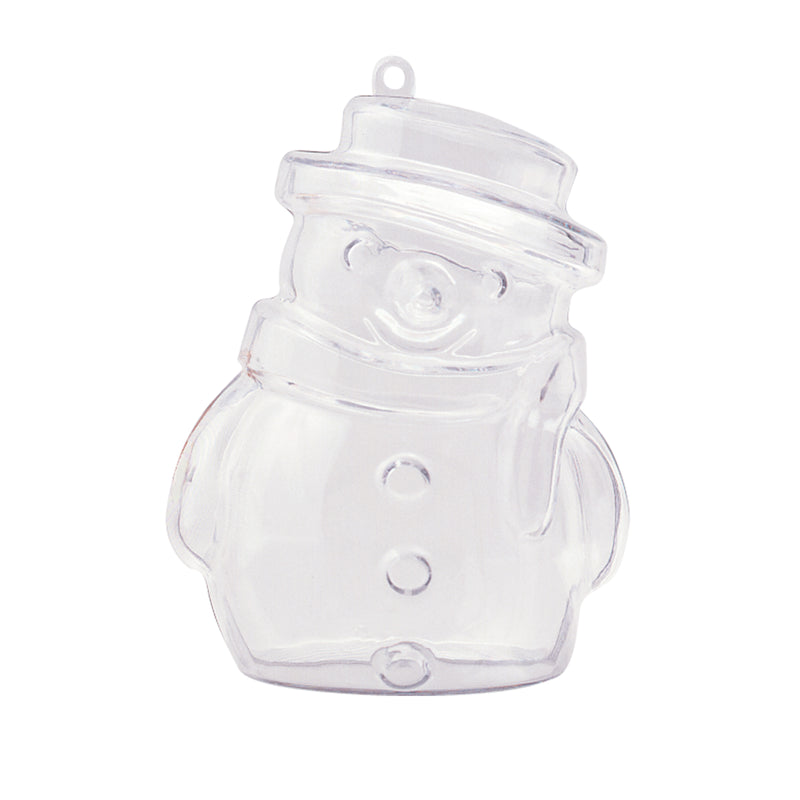 Vaessen creative • plastic sneeuwman 2-delig 10cm
