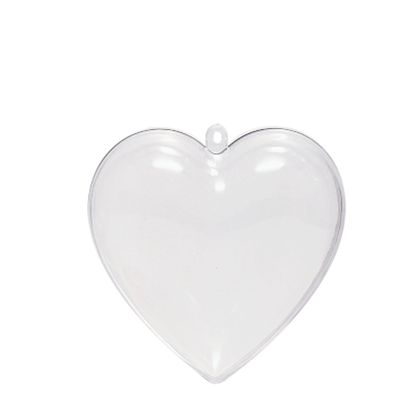 Vaessen creative • plastic hart 2-delig 8cm 5pcs