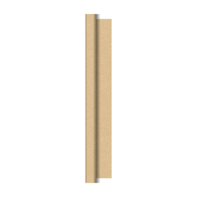 Duni tafellaken op rol natural brown cel 118x500cm