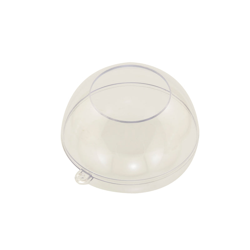 Vaessen creative • plastic bal 2-delig ø8cm 5pcs met gat
