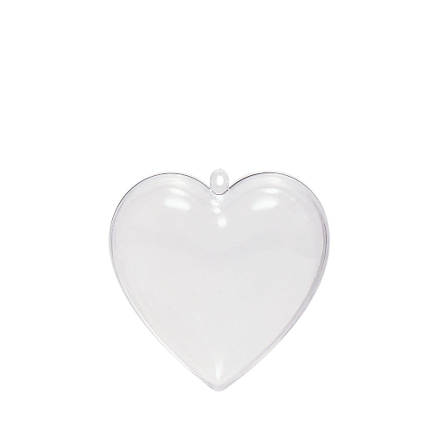 Vaessen creative • plastic hart 2-delig 6cm 5pcs