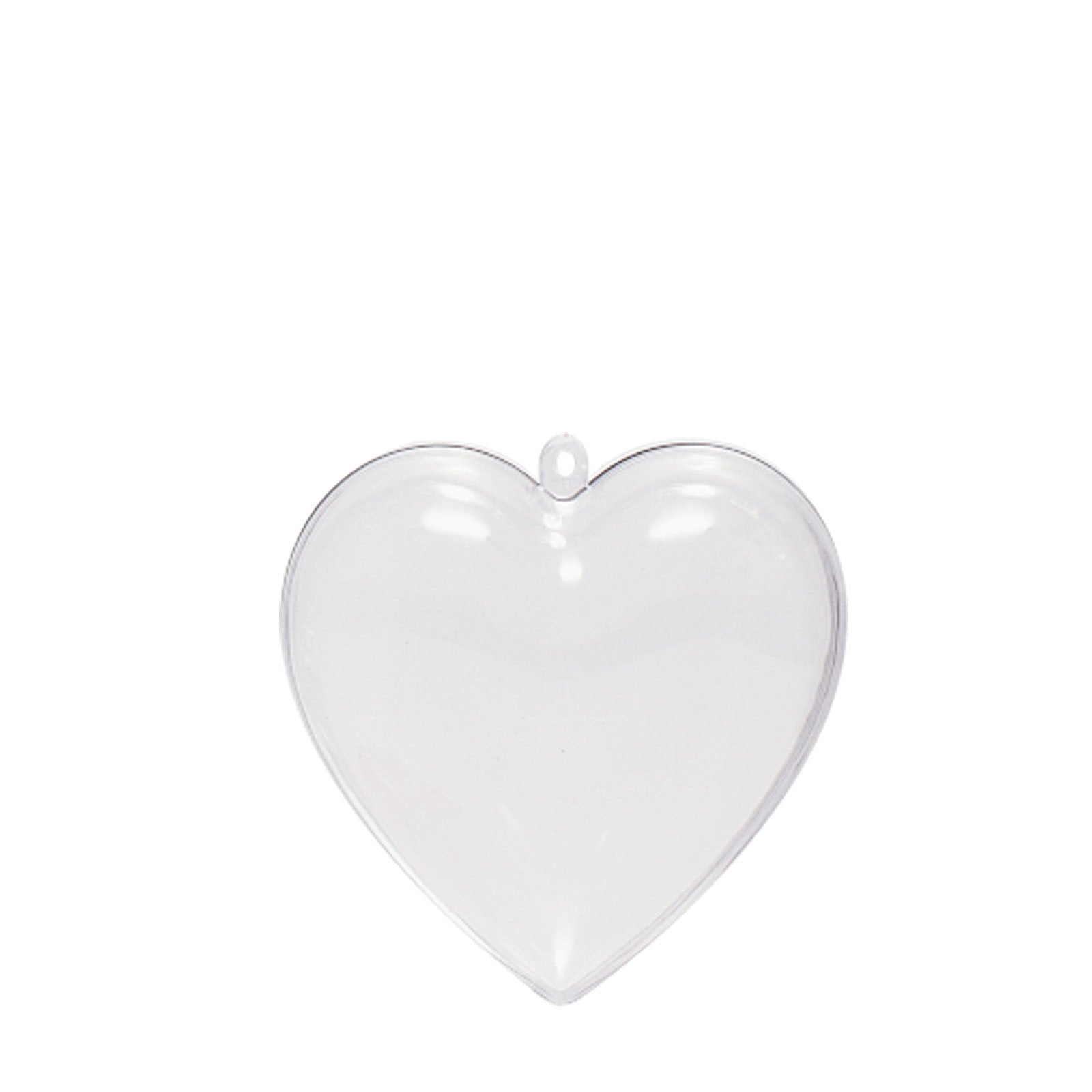 Vaessen creative • plastic hart 2-delig 6cm 5pcs