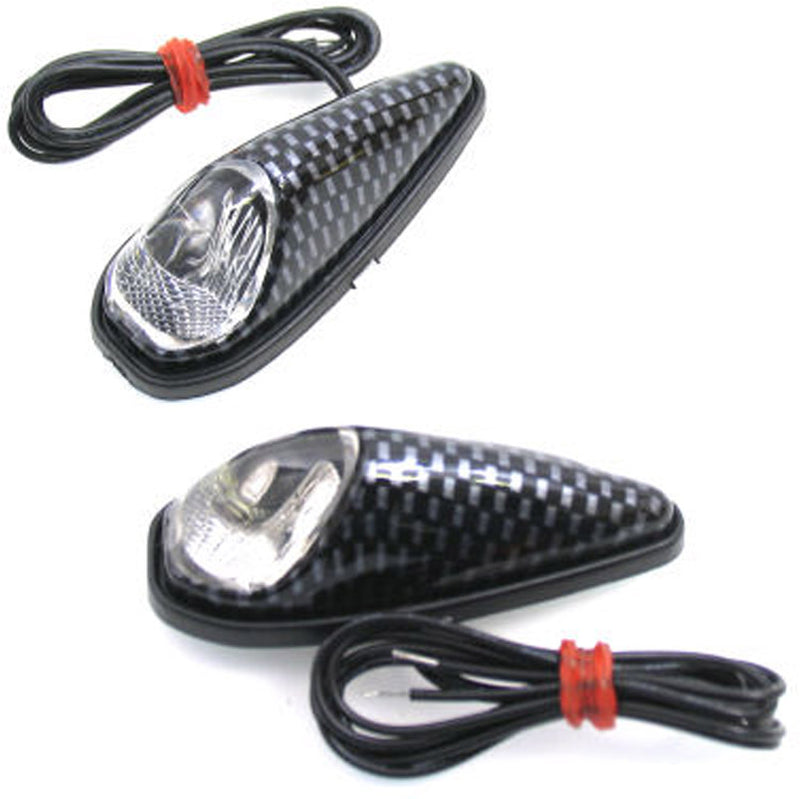 Edge lamp led set plak lamp wit huis carbon