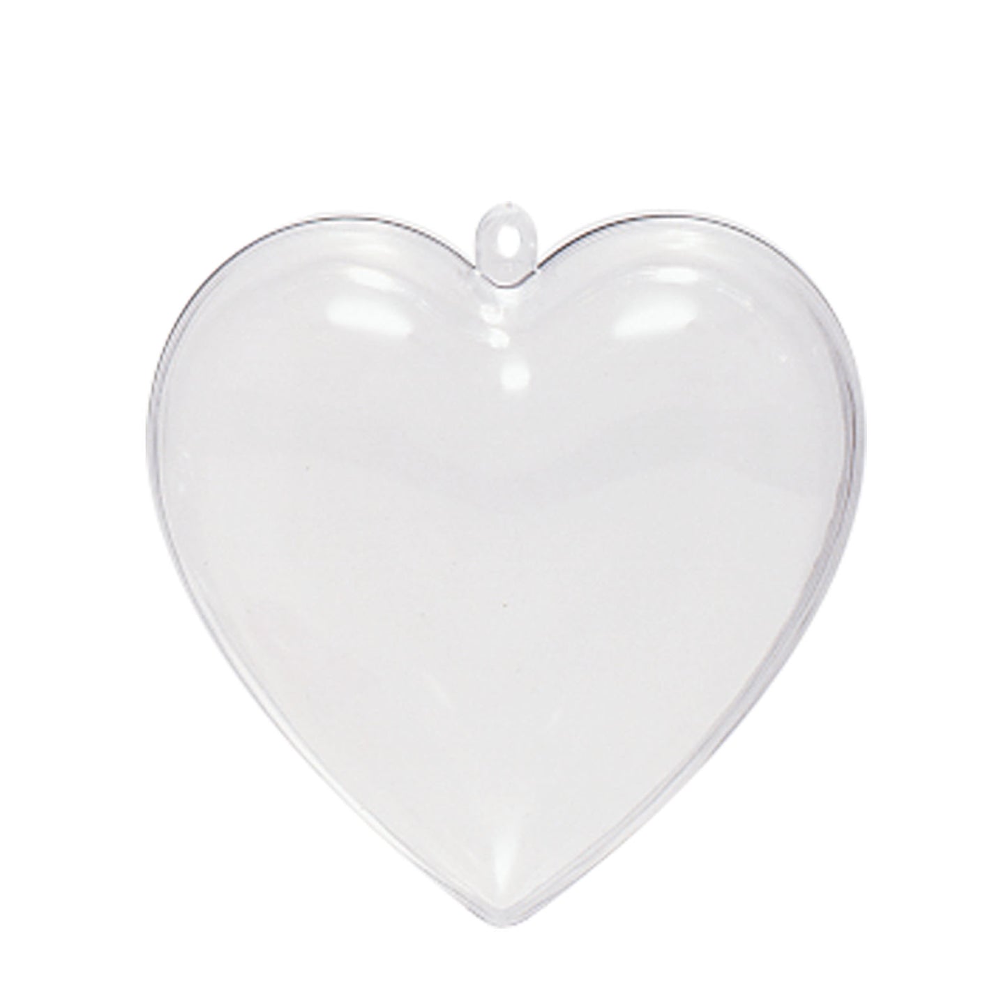 Vaessen creative • plastic hart 2-delig 10cm 5pcs