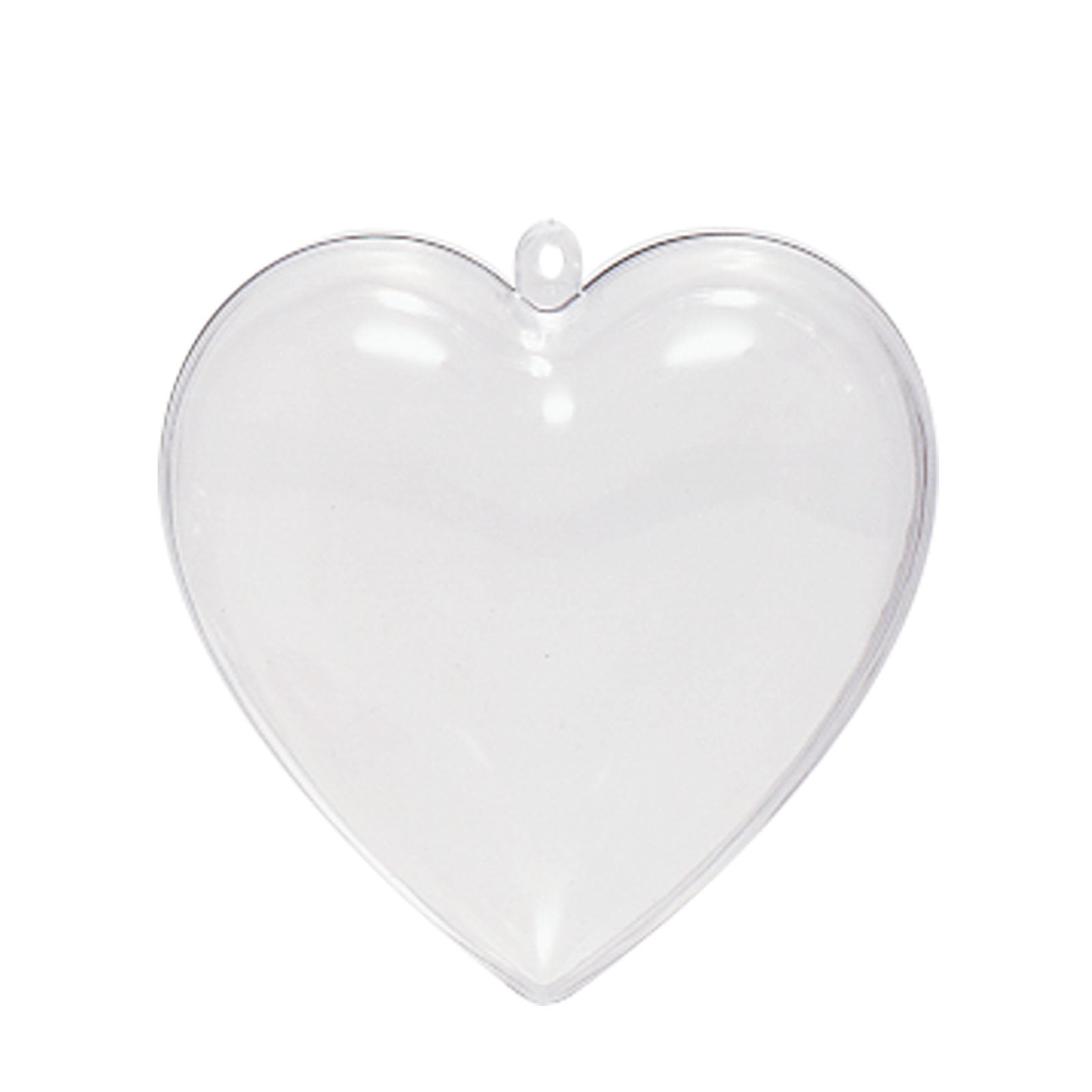 Vaessen creative • plastic hart 2-delig 10cm 5pcs