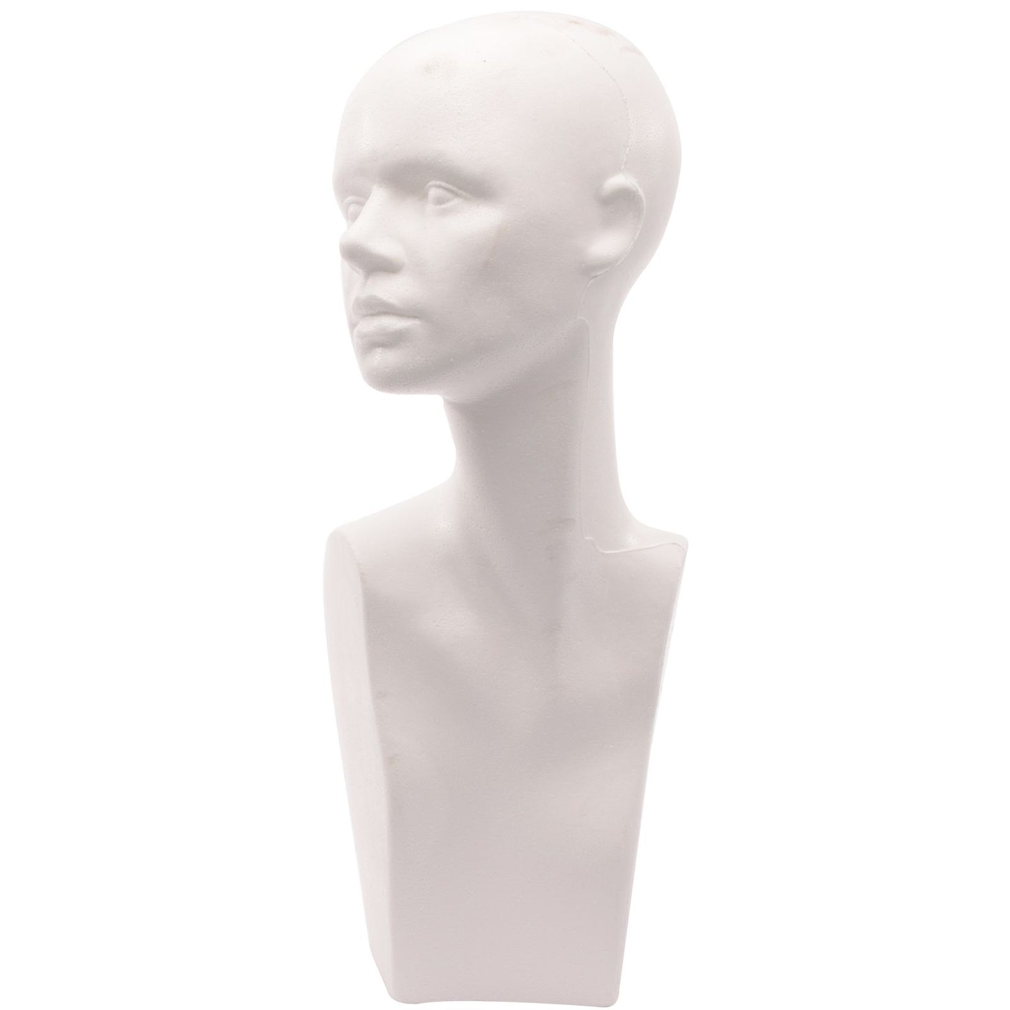 Vaessen creative • piepschuim hoofd vrouw met buste 51cm