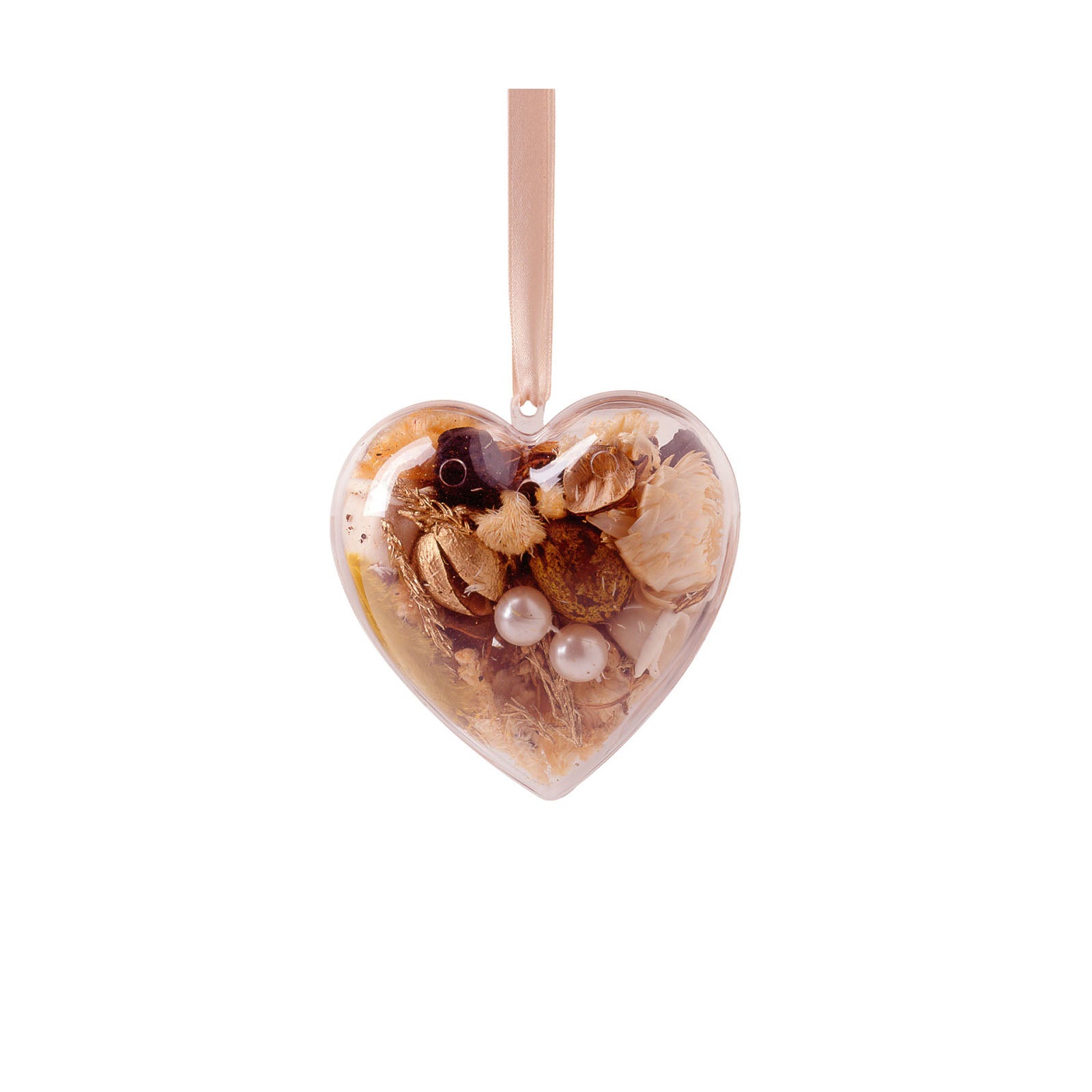 Vaessen creative • plastic hart potpourri 2-delig 8cm 10x