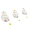 Vaessen creative • figuurpons set blaadjes 3st.
