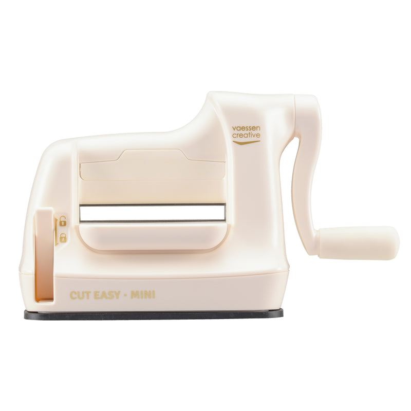 Vaessen creative • cut easy mini snij- en embossingmachine ivoor