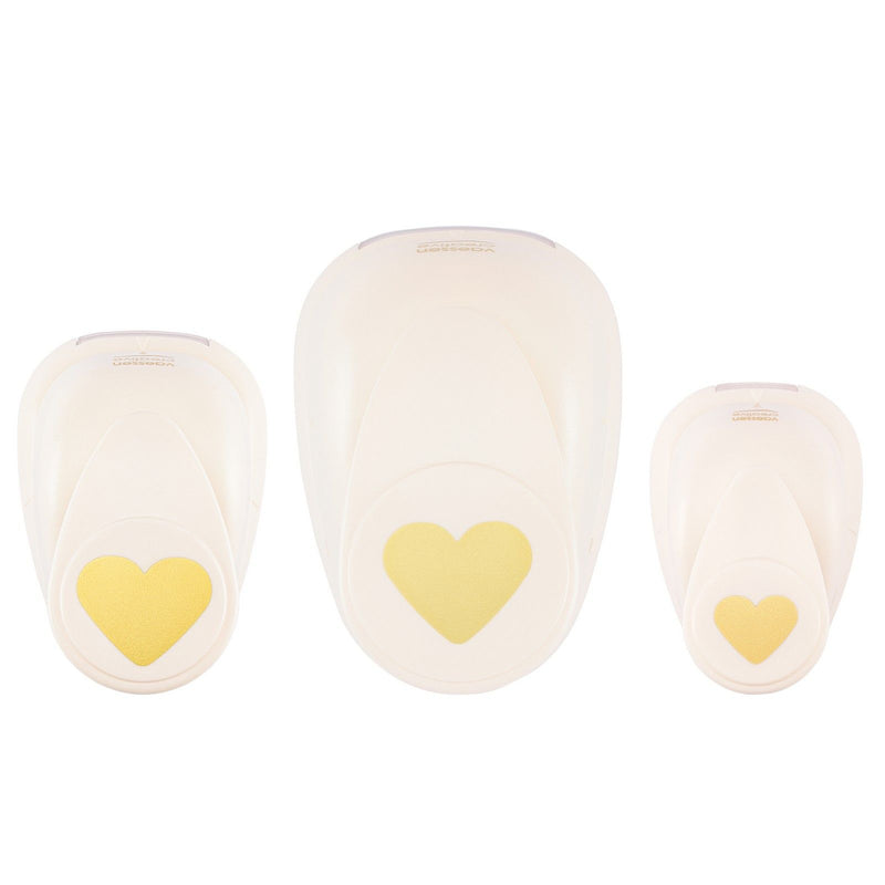 Vaessen creative • figuurpons set hartjes 3st.