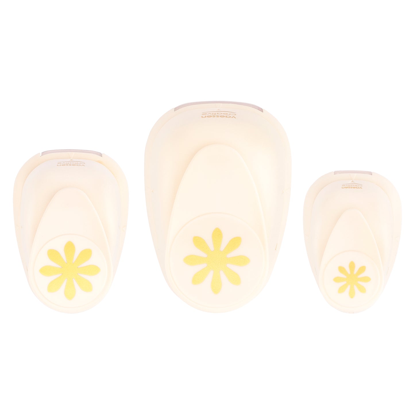 Vaessen creative • figuurpons set bloemen 3st.