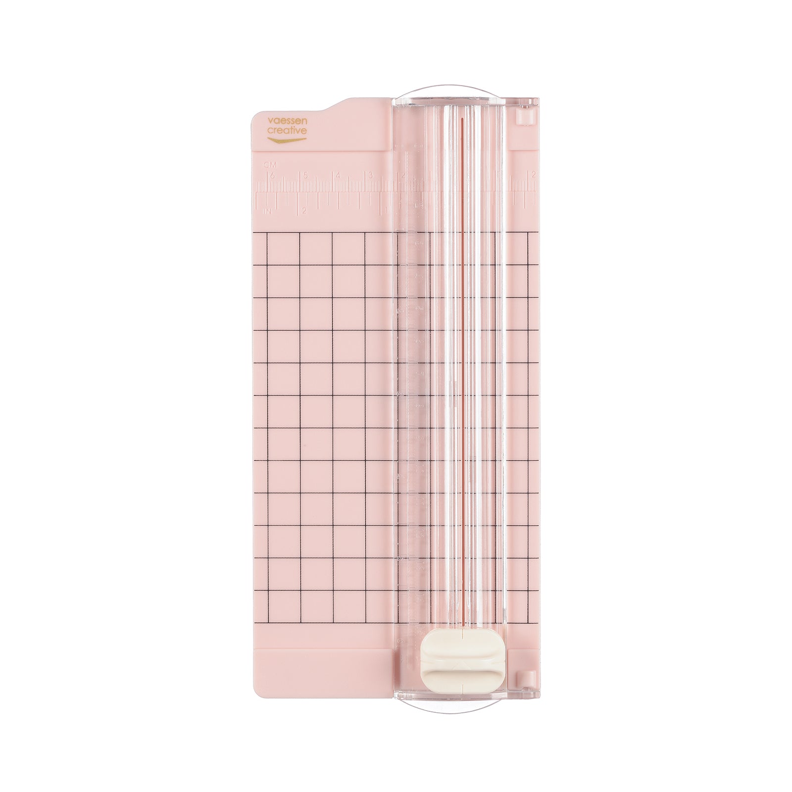 Vaessen creative • mini papiersnijder 15,3x6,5cm roze