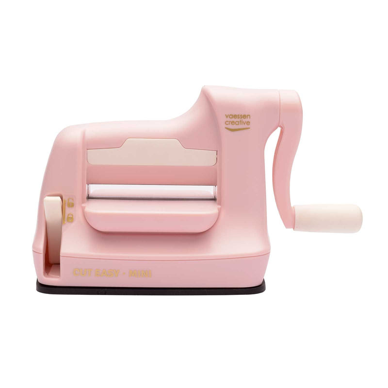 Vaessen creative • cut easy mini snij- en embossingmachine pink
