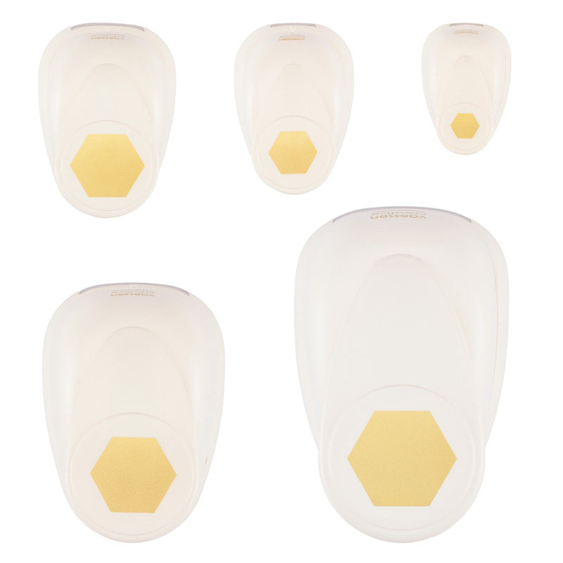 Vaessen creative • figuurpons set zeshoeken 5st.